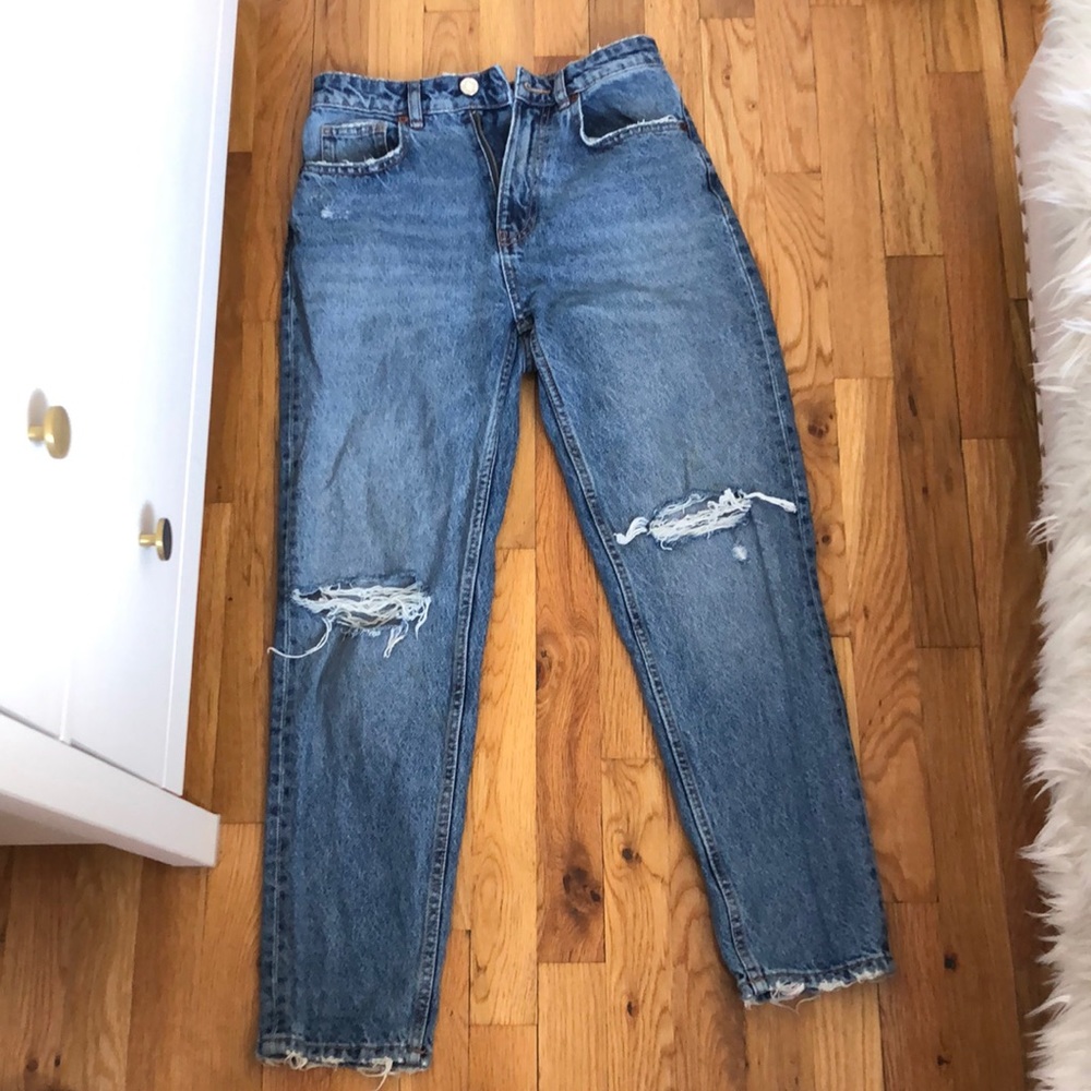 High waisted Zara jeans
